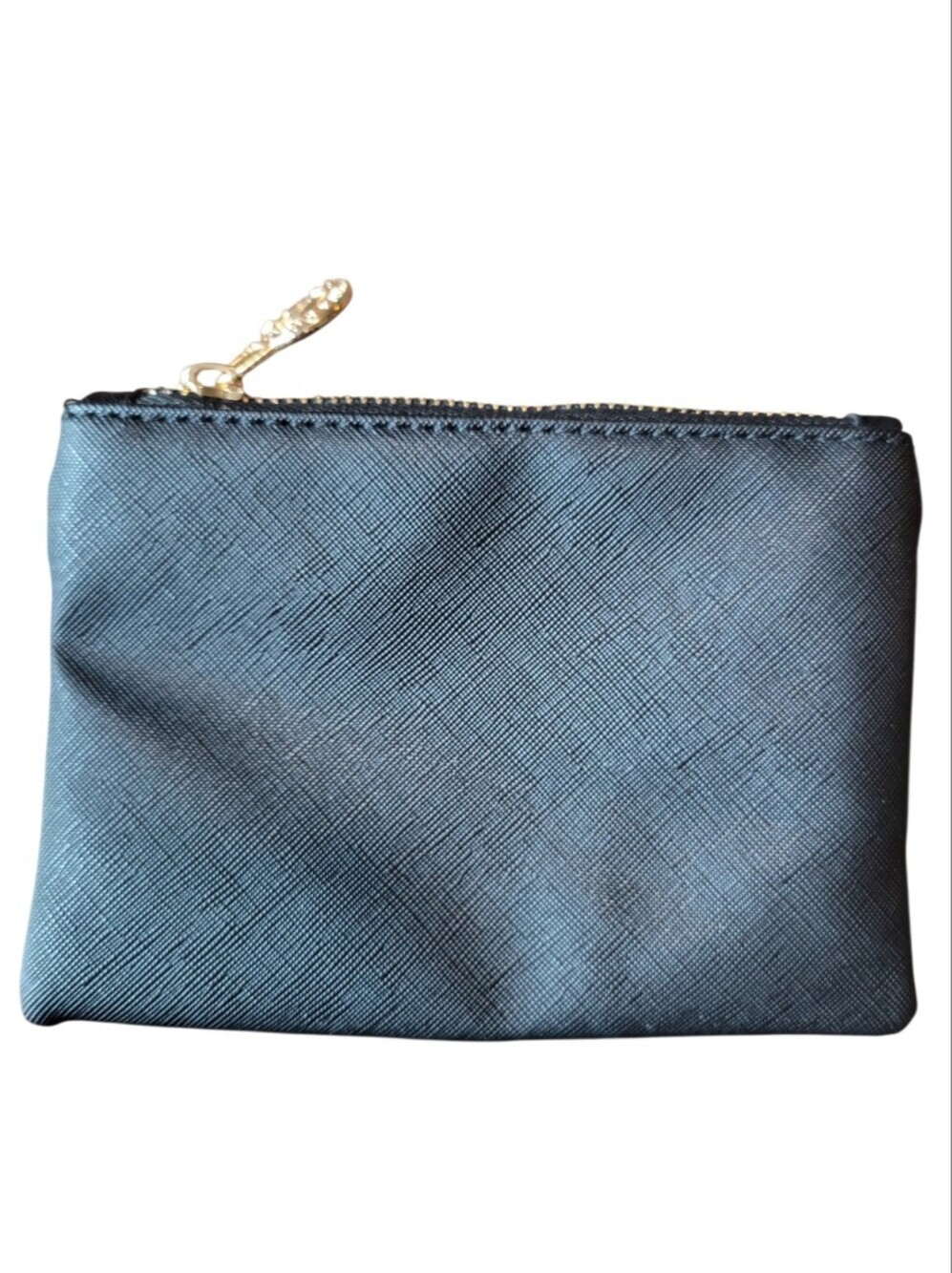 Valentino Orlandi Black Zippered Small Pouch Wallet Coin Purse - Picture 2 of 7